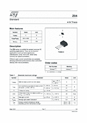 DataSheet Z0409NF pdf